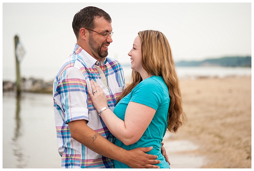 North Beach Maryland Engagement Photography