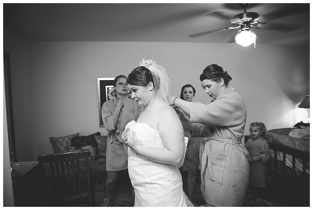 bride getting ready