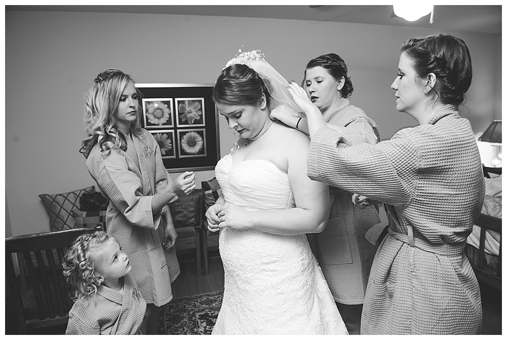 bride getting ready