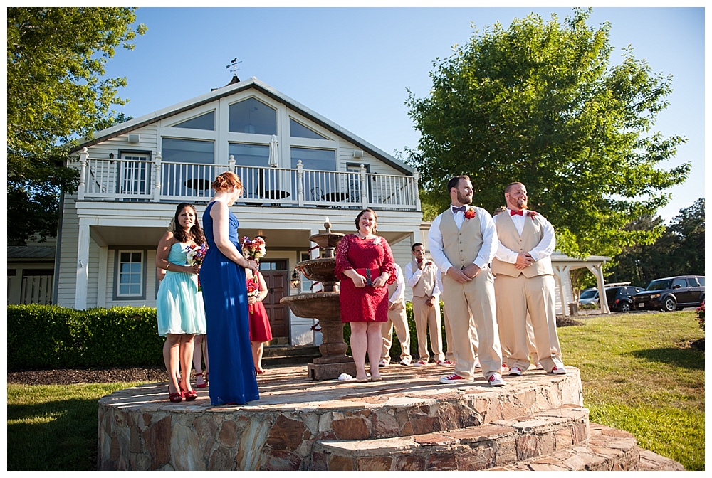 inn at kellys ford wedding ceremony