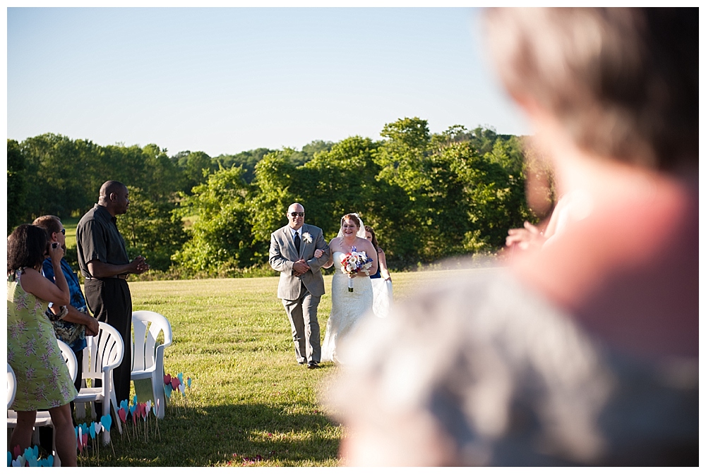 inn at kellys ford wedding ceremony