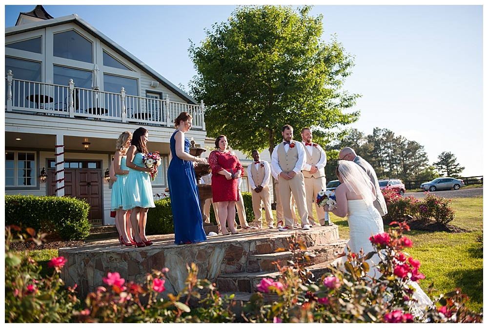 inn at kellys ford wedding ceremony