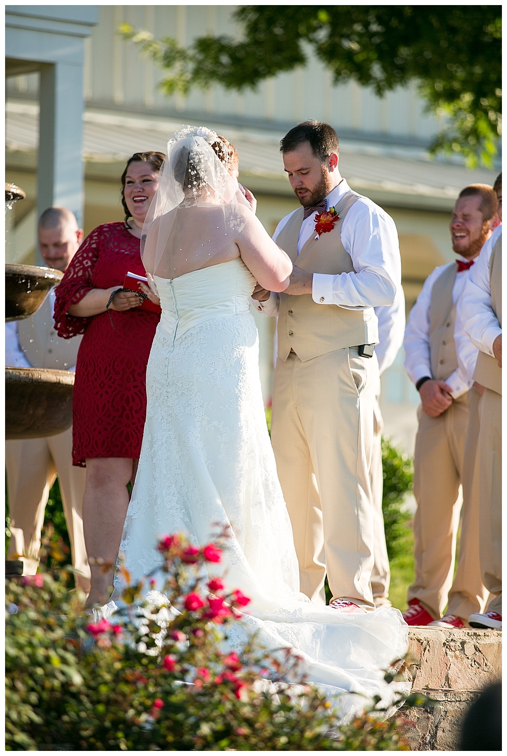 inn at kellys ford wedding ceremony