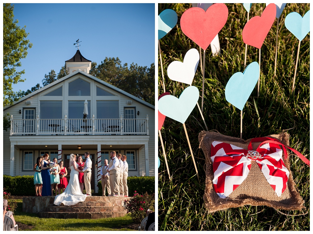 inn at kellys ford wedding ceremony