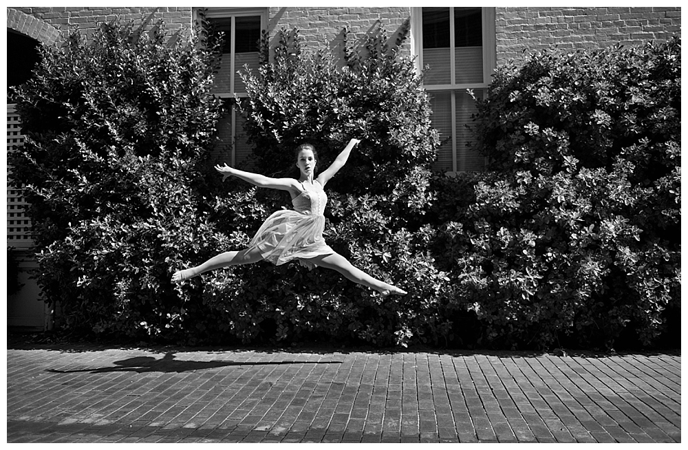 Georgetown dancer portraits leaping