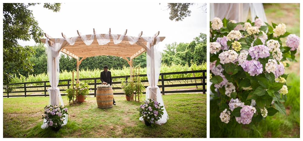 perigeaux winery wedding ceremony