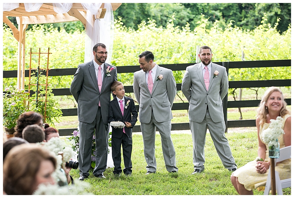 perigeaux winery wedding ceremony