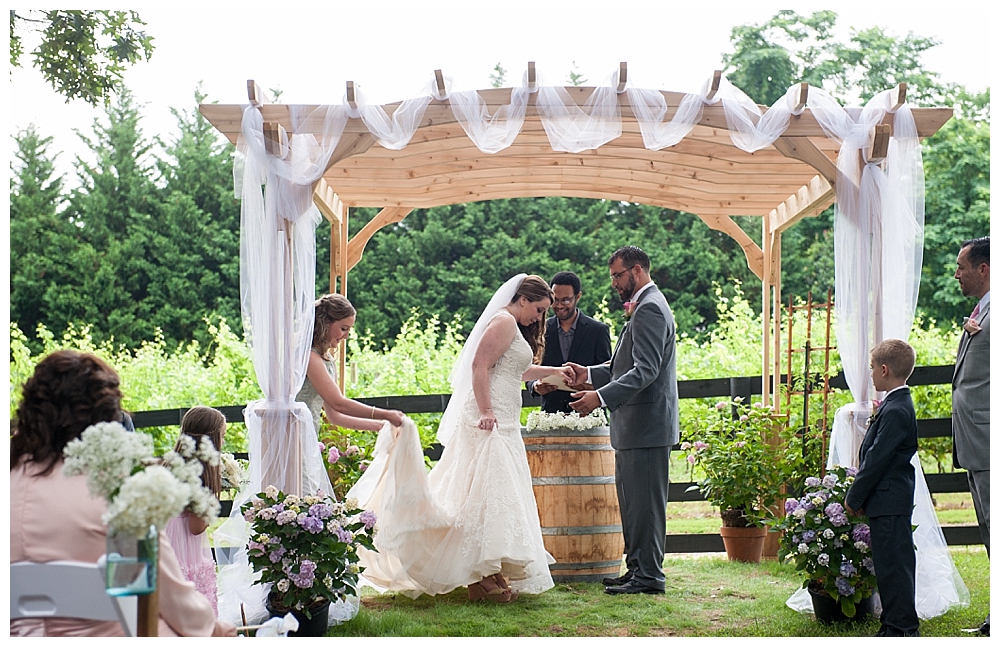 perigeaux winery wedding ceremony
