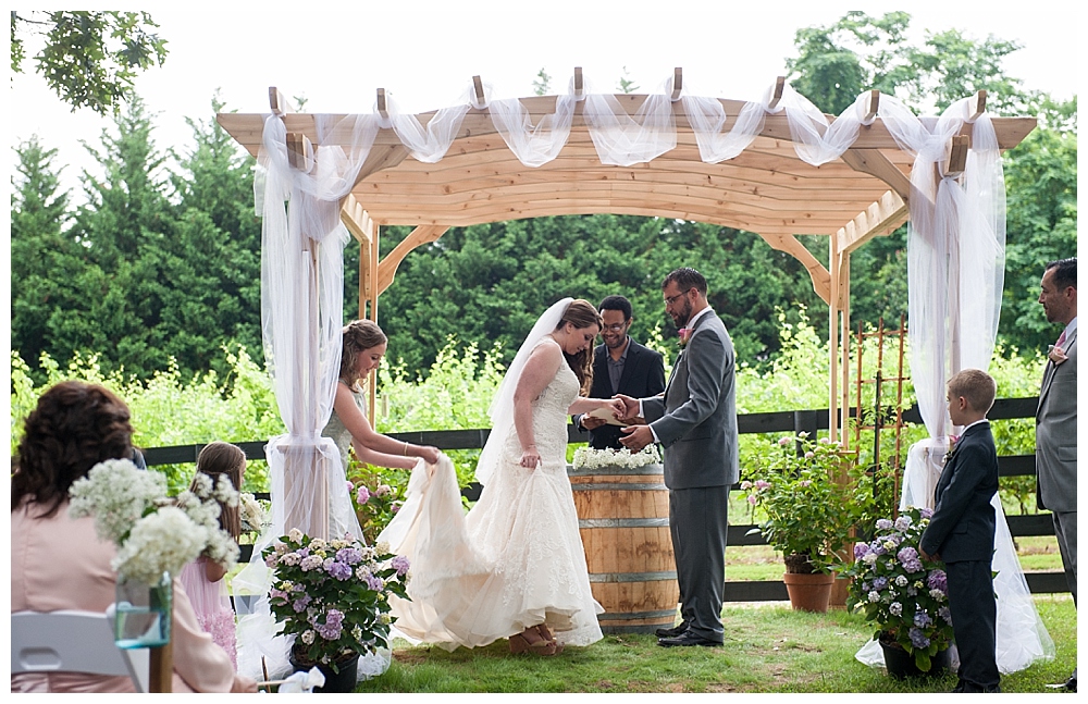 perigeaux winery wedding ceremony