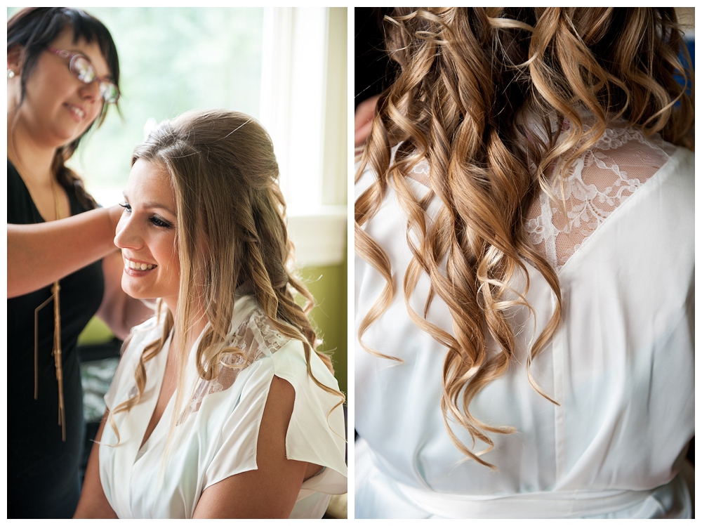 bride getting ready