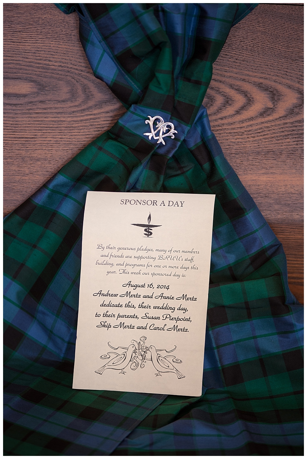 sponsor day episcopal church wedding announcement