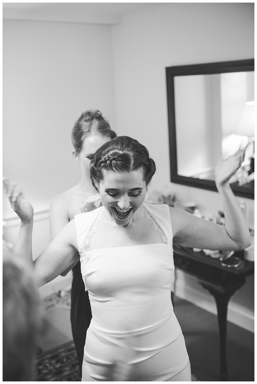 bride excited to get married