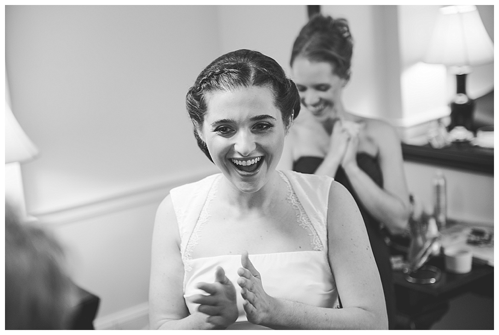 bride excited to get married