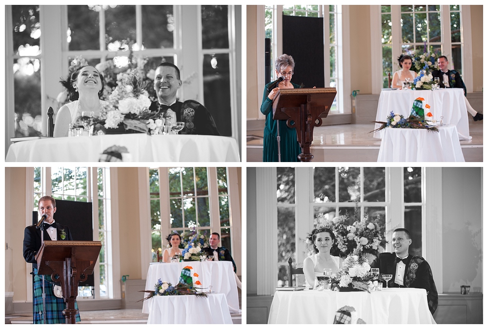 Wedding reception speeches