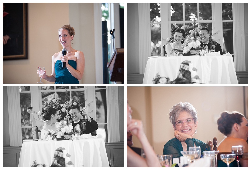 Wedding reception speeches
