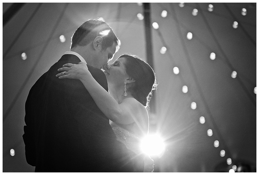 first dance with lens flare