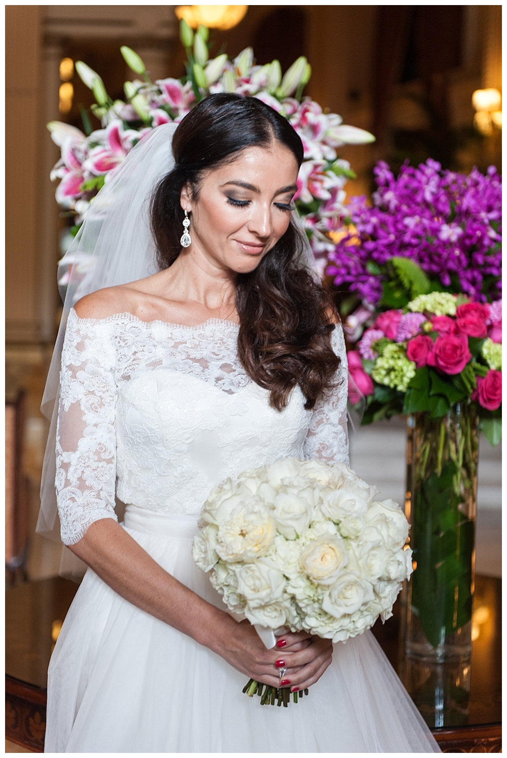 bridal portrait willard hotel washington dc