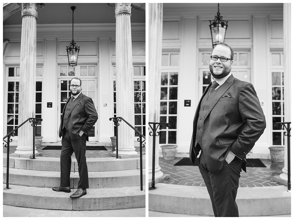 groom strathmore mansion wedding