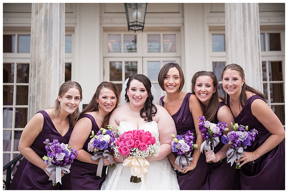 bridal party strathmore mansion wedding