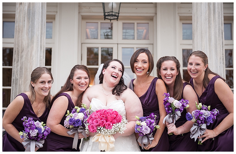 bridal party strathmore mansion wedding