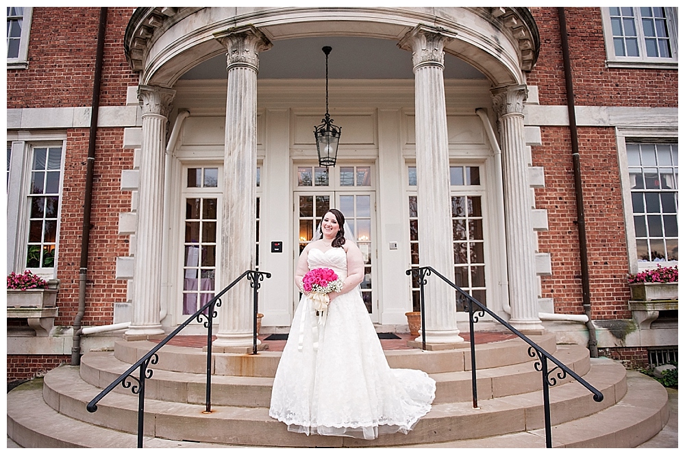 Bridal portrait strathmore mansion wedding