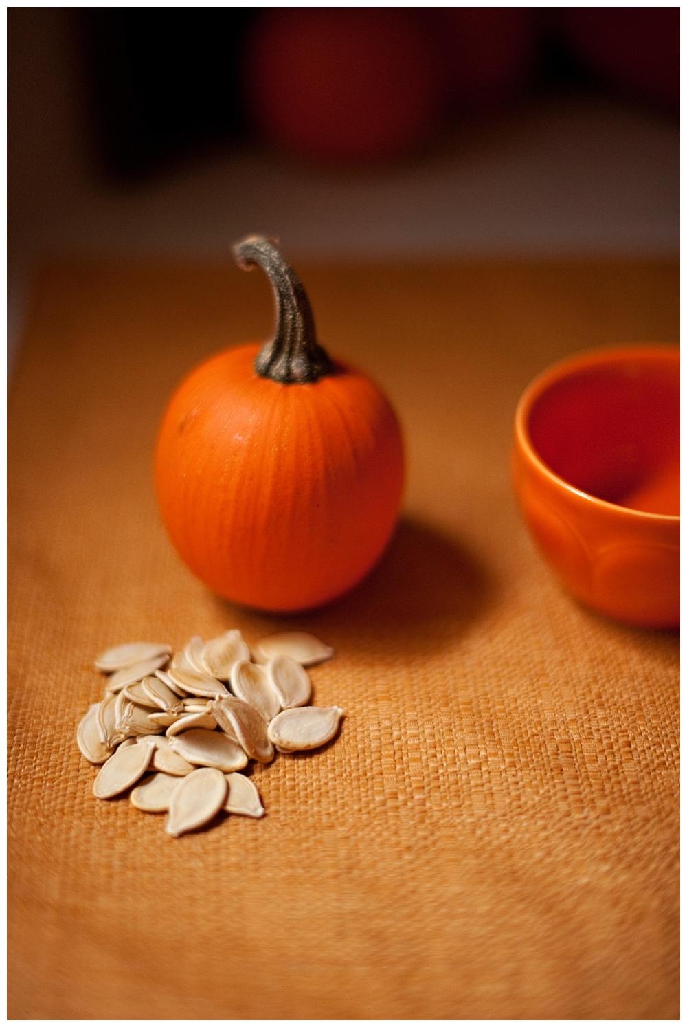 roasted pumpkin seeds and pumpkin