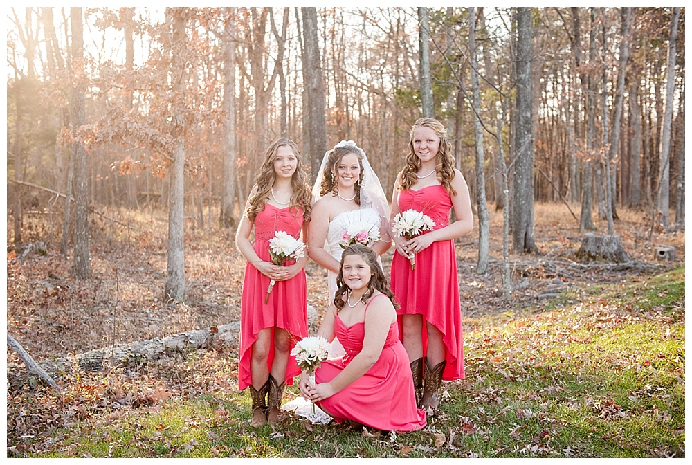 pink dresses fall wedding