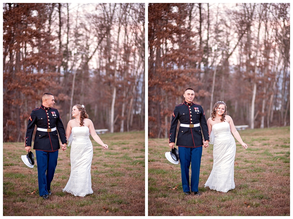 fall military wedding virginia