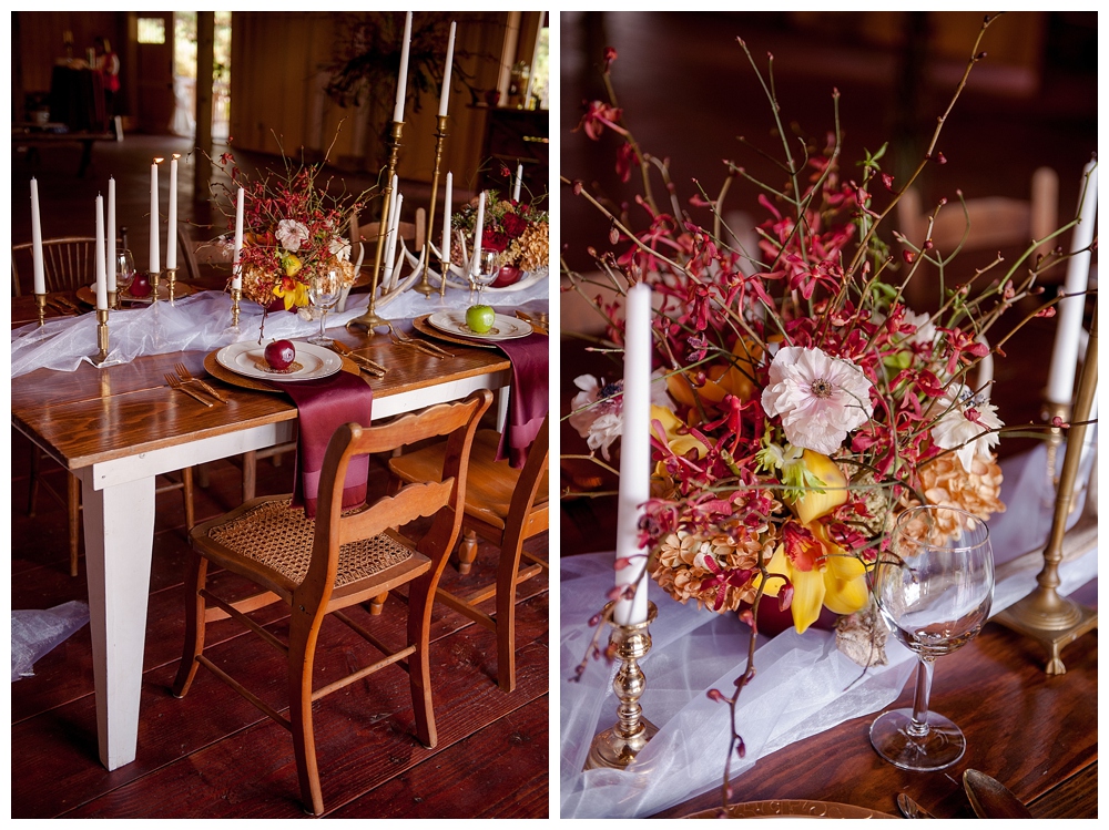 fall inspired wedding