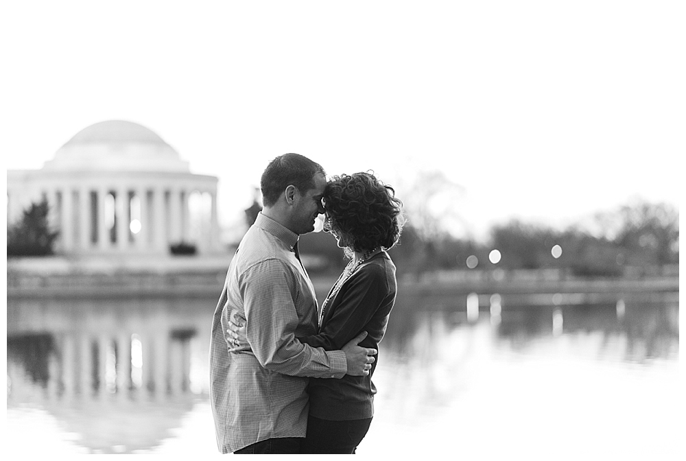 Washington DC engagement session cherry blossoms tidal basin