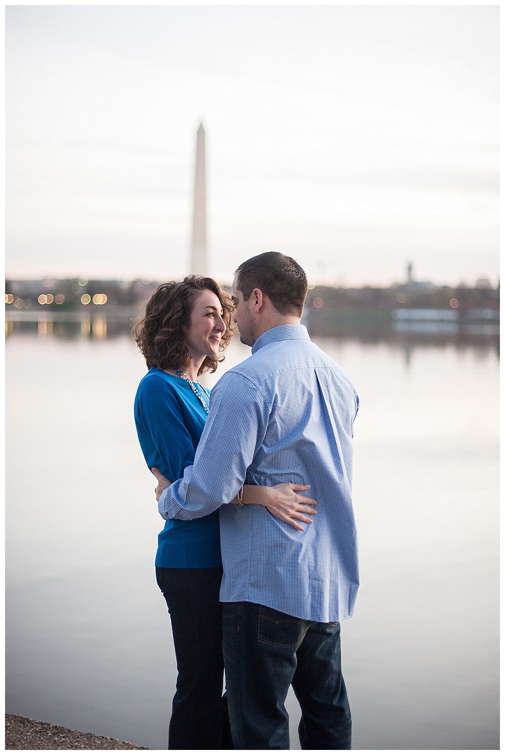 Washington DC engagement session cherry blossoms tidal basin