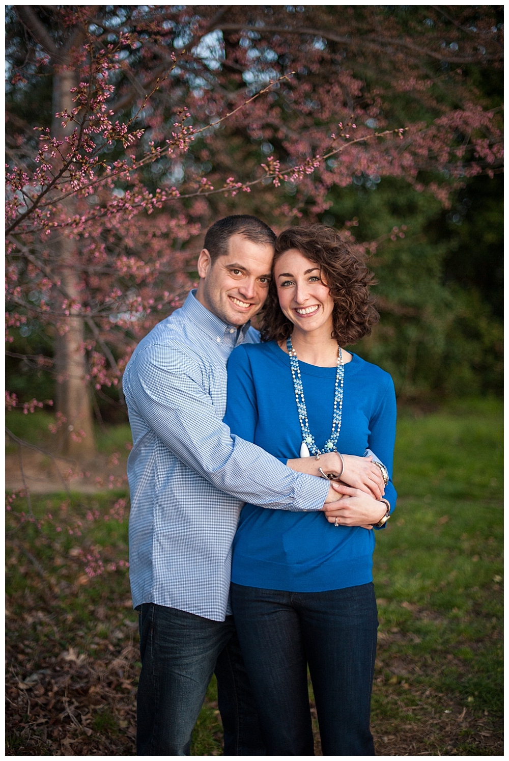 Washington DC engagement session cherry blossoms tidal basin