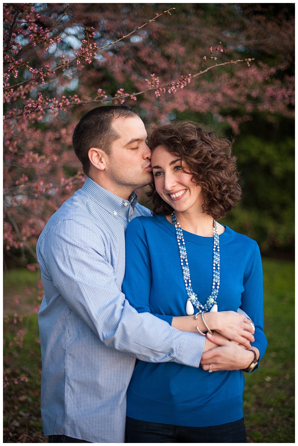 Washington DC engagement session cherry blossoms tidal basin