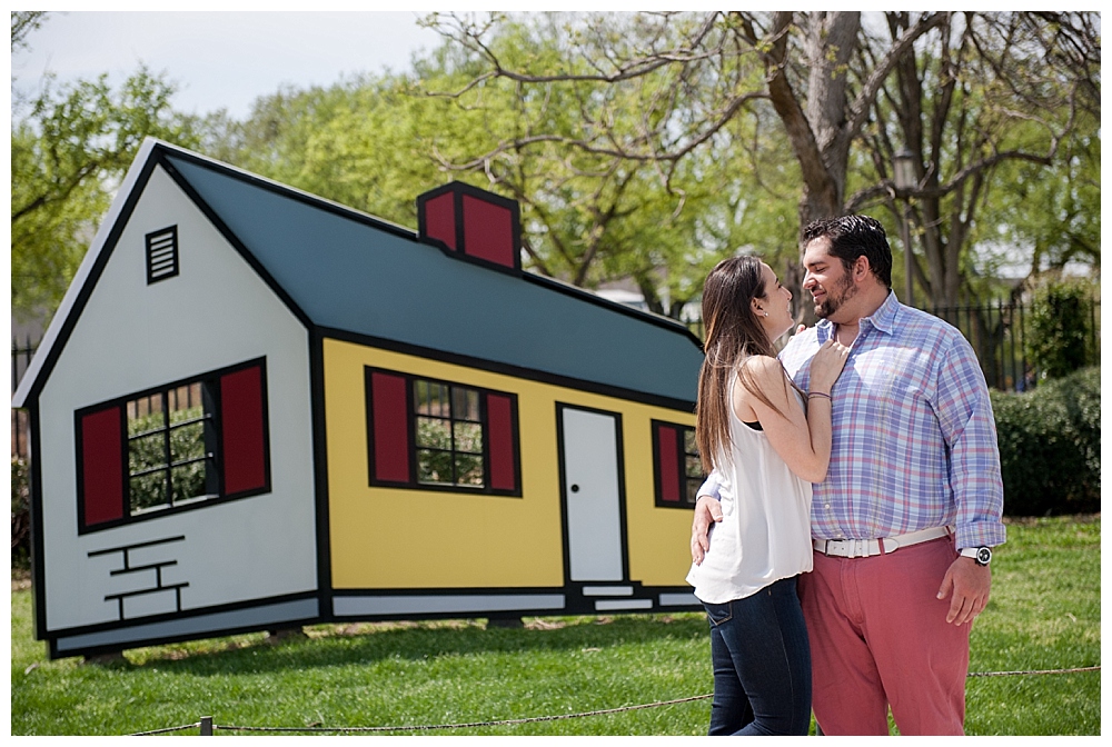 washington dc engagement session sculpture garden