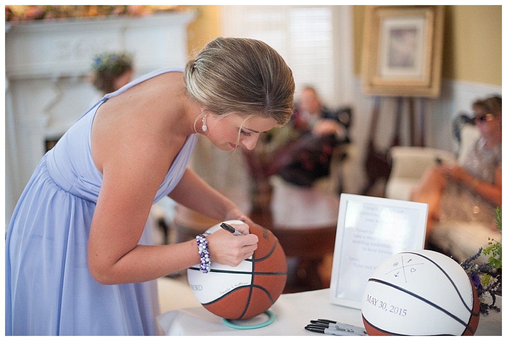 basketball themed wedding