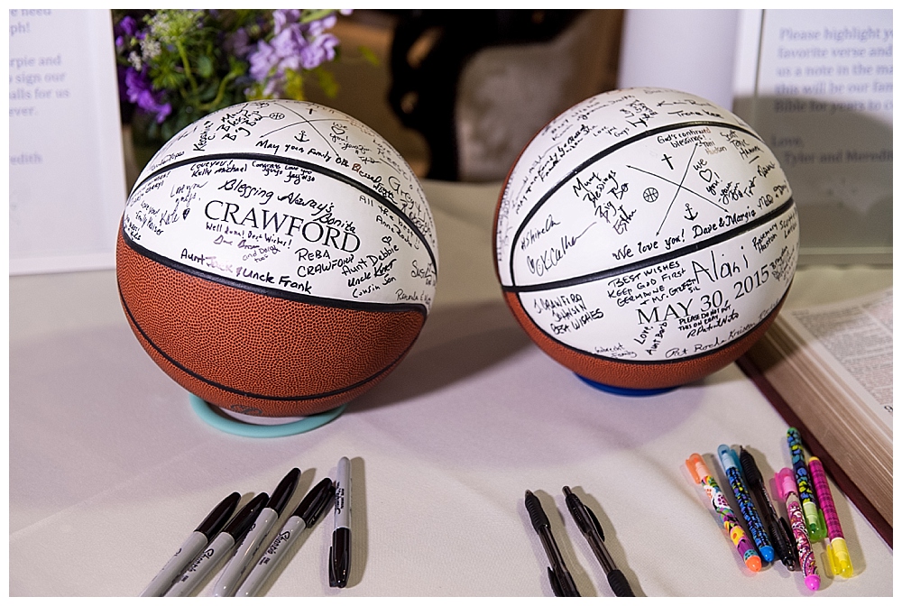 basketball themed wedding