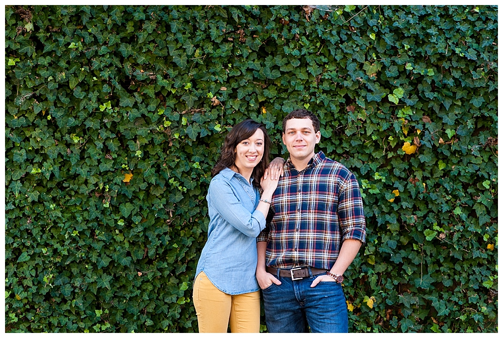 Fall Engagement Session in Old Town Fredericksburg, VA Photos