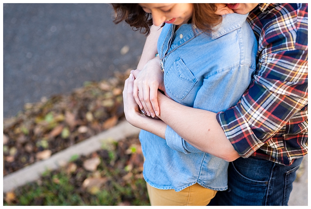 Fall Engagement Session in Old Town Fredericksburg, VA Photos