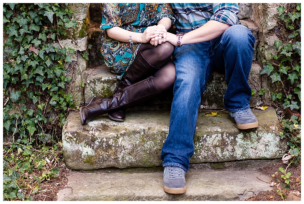 Fall Engagement Session in Old Town Fredericksburg, VA Photos