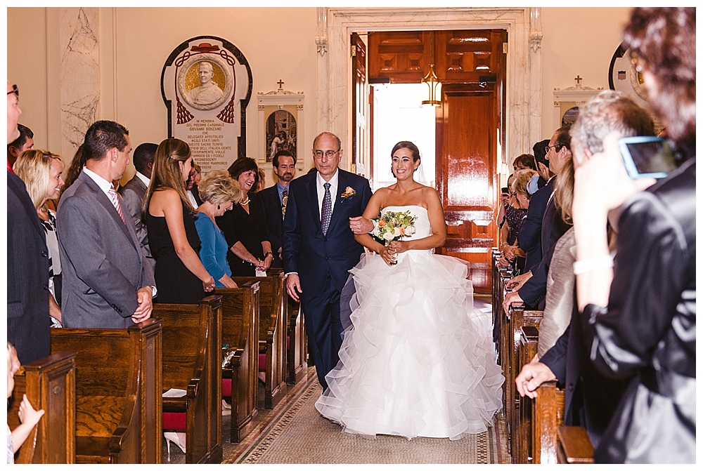 Classic Washington DC Wedding Holy Rosary Catholic Church