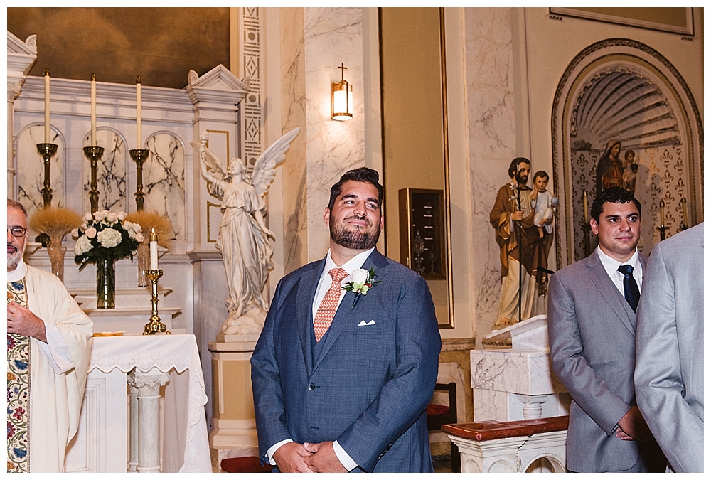 Classic Washington DC Wedding Holy Rosary Catholic Church