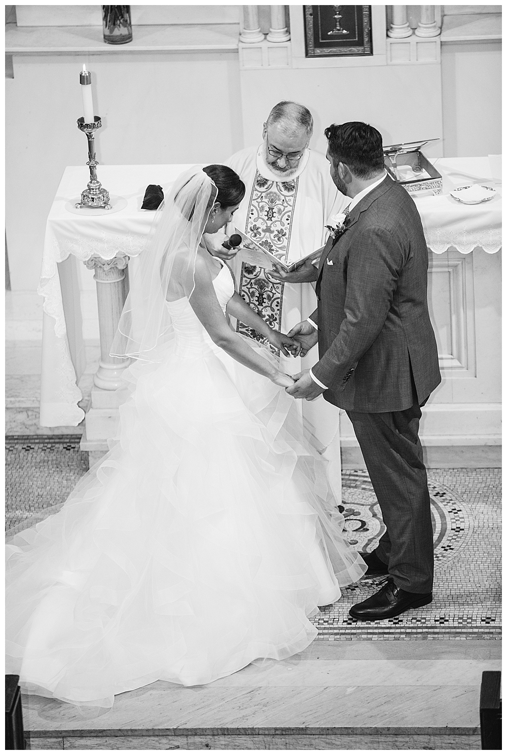 Classic Washington DC Wedding Holy Rosary Catholic Church