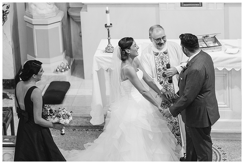 Classic Washington DC Wedding Holy Rosary Catholic Church