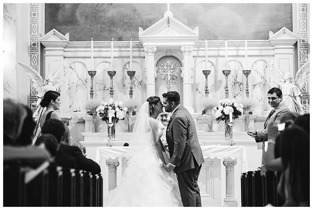 Classic Washington DC Wedding Holy Rosary Catholic Church