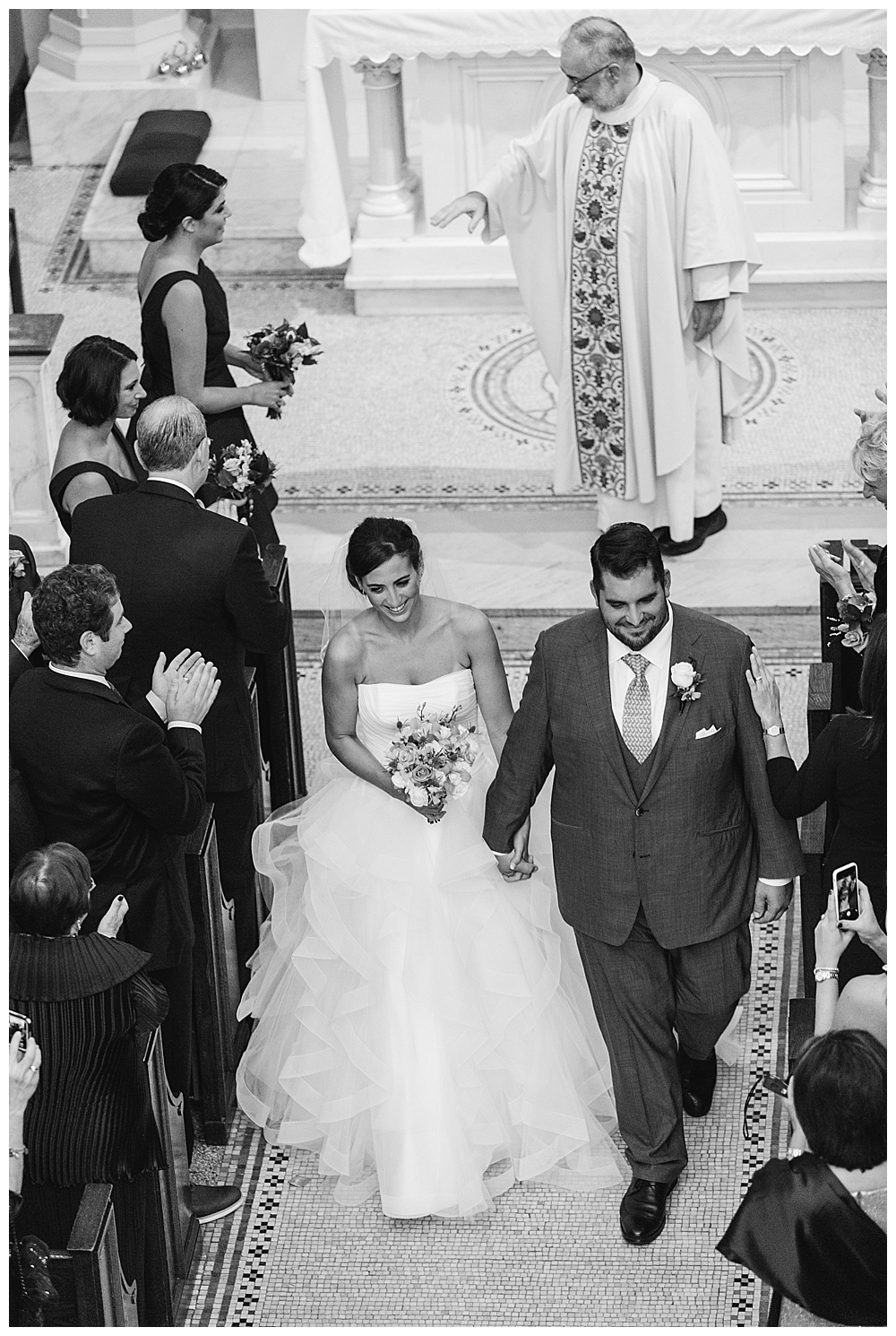 Classic Washington DC Wedding Holy Rosary Catholic Church