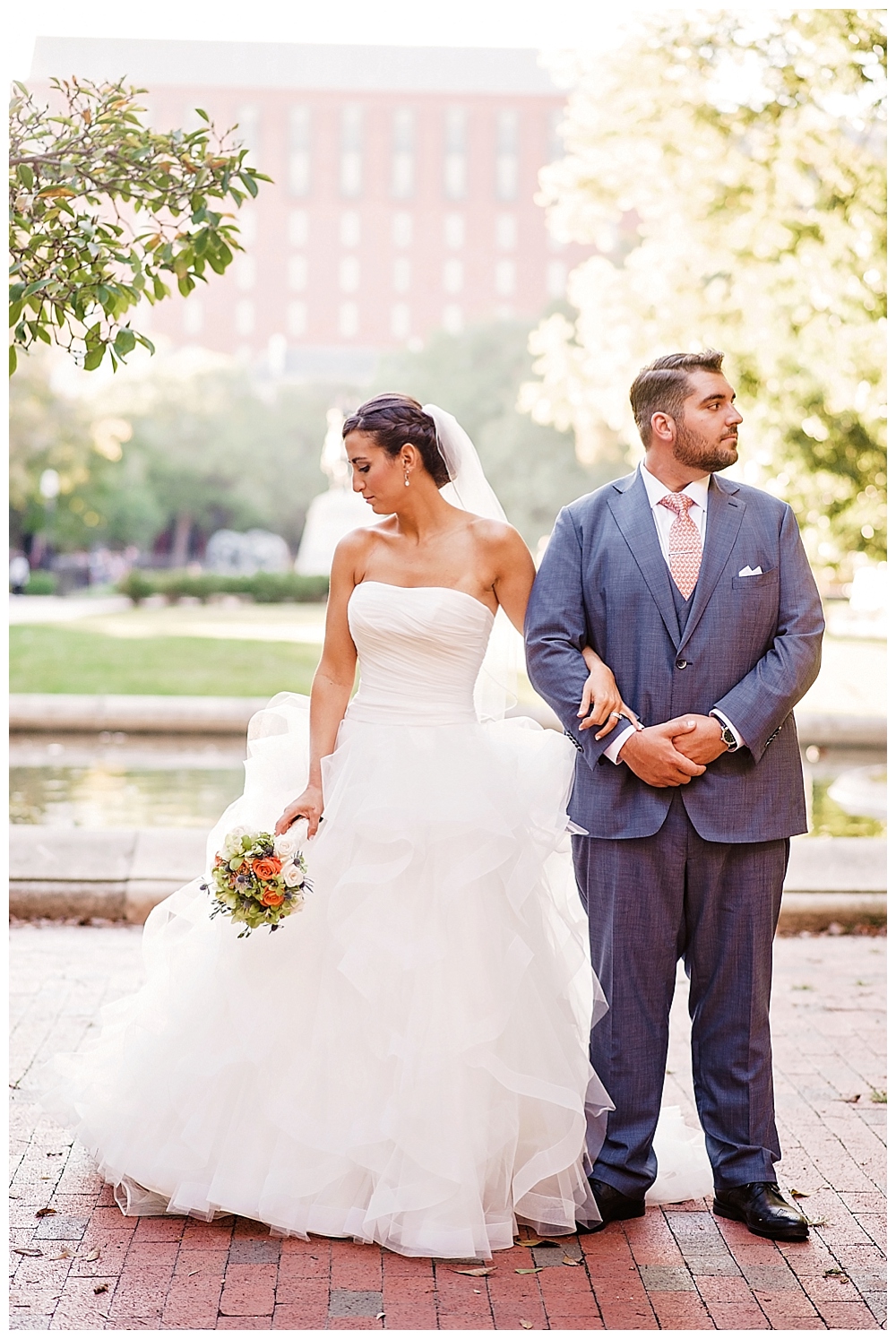 Classic Washington DC Wedding Lafayette Park