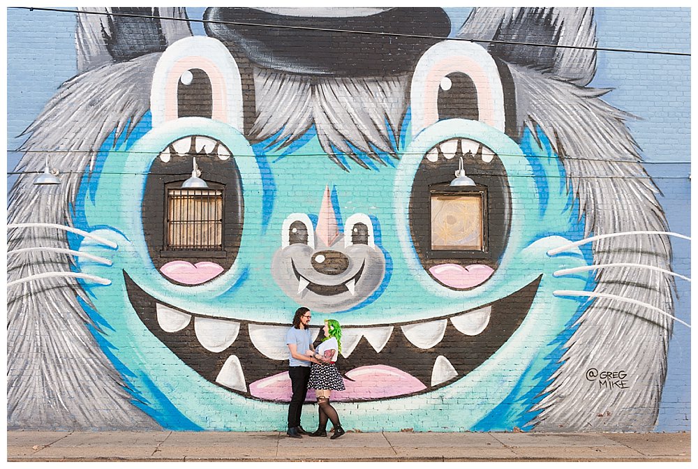 richmond mural engagement photography