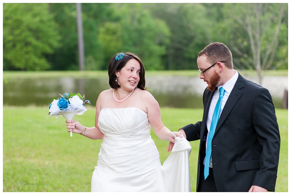Baton Rouge backyard wedding