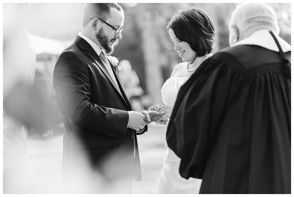Baton Rouge backyard wedding