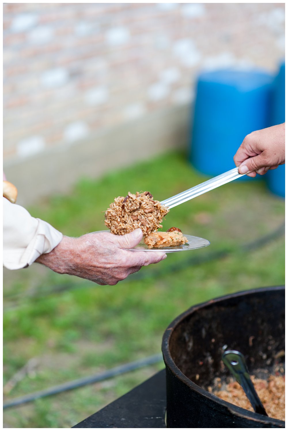 Baton Rouge backyard wedding